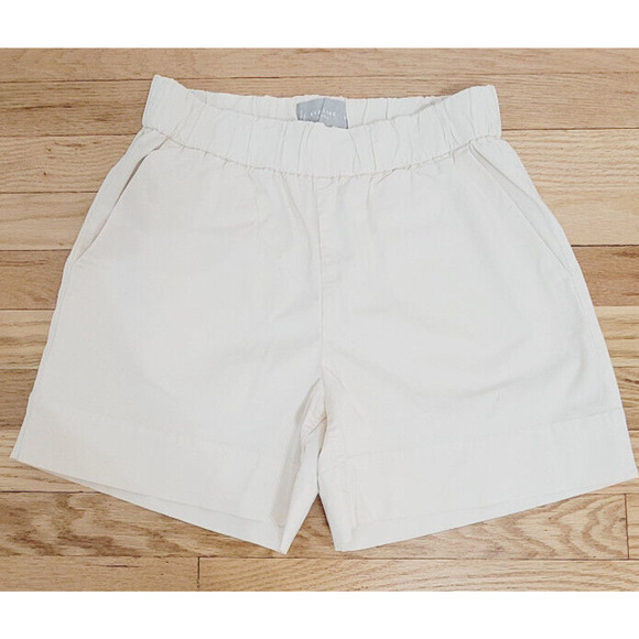 EVERLANE SARATOGA SHORTS WOMAN ORGANIC LINEN WALKING DRESS IT UP OR CASUAL SZ 6 - Picture 1 of 6